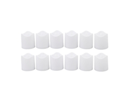 12 Unidades De Velas Led Sin Llama, Ecológicas Y Reutilizables Para Decoración Bodas.