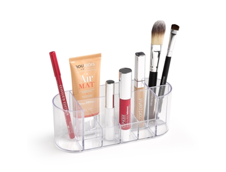 PLASTIC FORTE Organizador de Maquillaje y Cosméticos Nº 1 con 8 Compartimentos