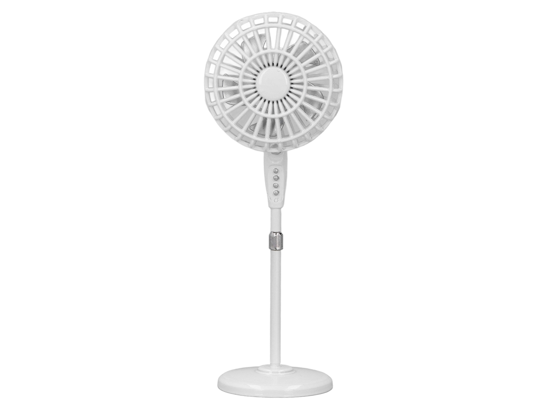 Ventilador miniatura para casa de muñecas, escala 1:12, modelo eléctrico de metal.