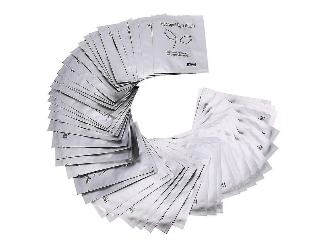 50/100/200 Pares De Parches De Gel Sin Pelusa Para Extensiones De Pestañas