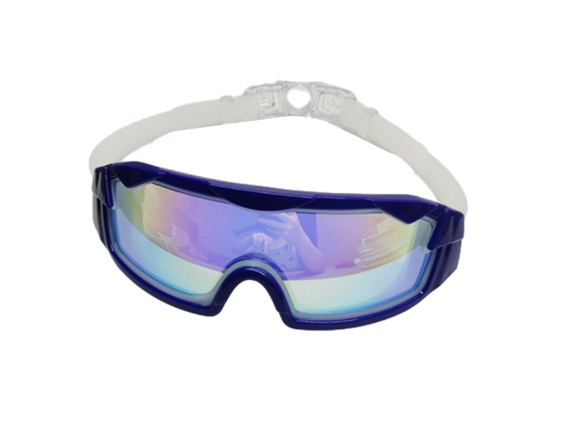Gafas de natación para niños Kofihety con montura grande, galvanizadas, impermeables y antivaho.