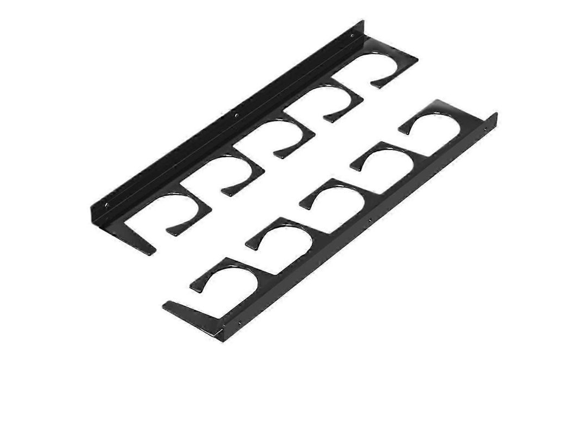 2026-soporte Horizontal De Cañas De Pescar Para Pared O Techo Almacenaje Espacio Ahorro Estructura Sólida Metal Negro