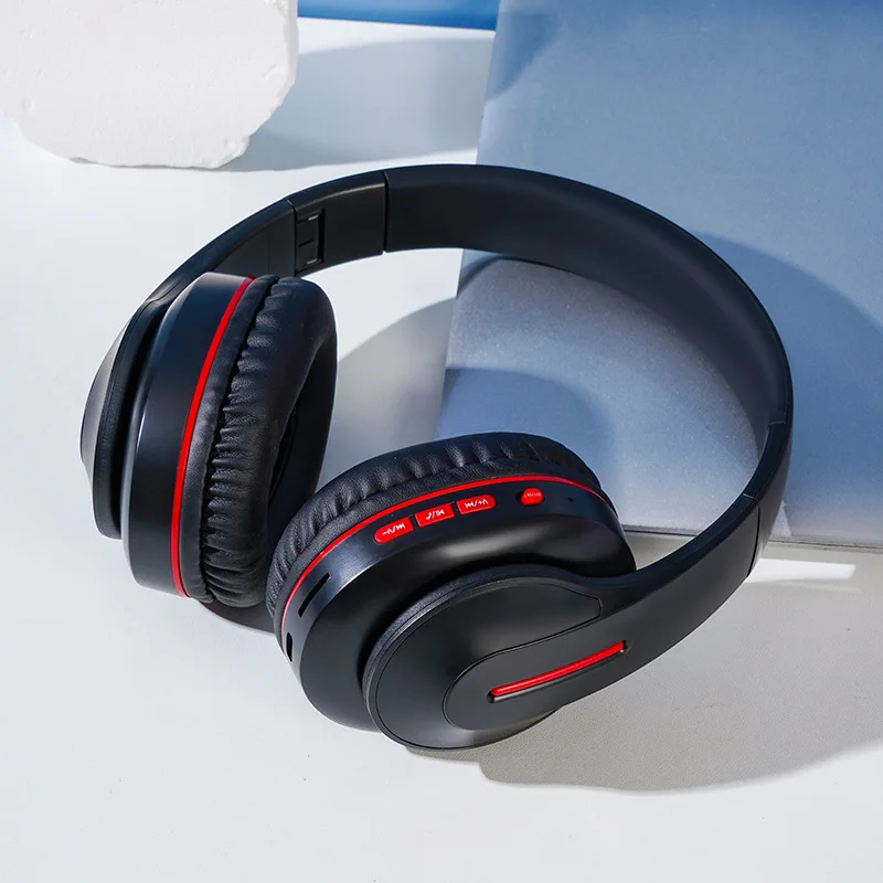 Auriculares Bluetooth (negros), Auriculares Bluetooth Para Juegos Inalámbricos Estéreo De Doble Cara Con Degradado De Color