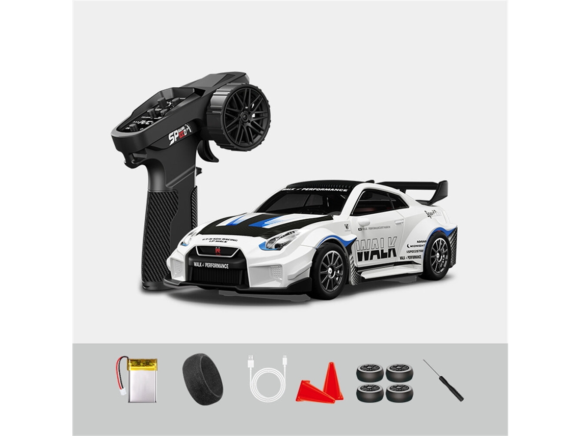 Rosahstar D43-02 Rtr 1/43 2.4g 4wd Drift Giroscopio Mini Aleación Proporcional Led Alta Velocidad On-road Regalo Niños Juguetes