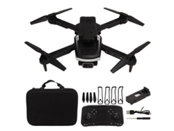 Dron Cuadricóptero Plegable Con Cámara Dual 4k, Sistema Para Evitar Obstáculos, Luz Led Y Control Remoto.