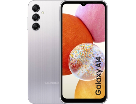 Smartphone SAMSUNG Galaxy A14 (6.6'' - 4 GB - 64 GB - Plata)