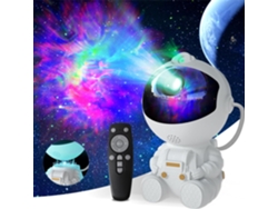 Projetor de Céu Estrelado com 8 Modos, Rotação 360°, Formato de Astronauta CZHHMART