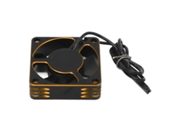 Ventilador de refrigeración RC de 35 mm y 15000 rpm con disipador de calor universal para coche RC Traxxas Gold.