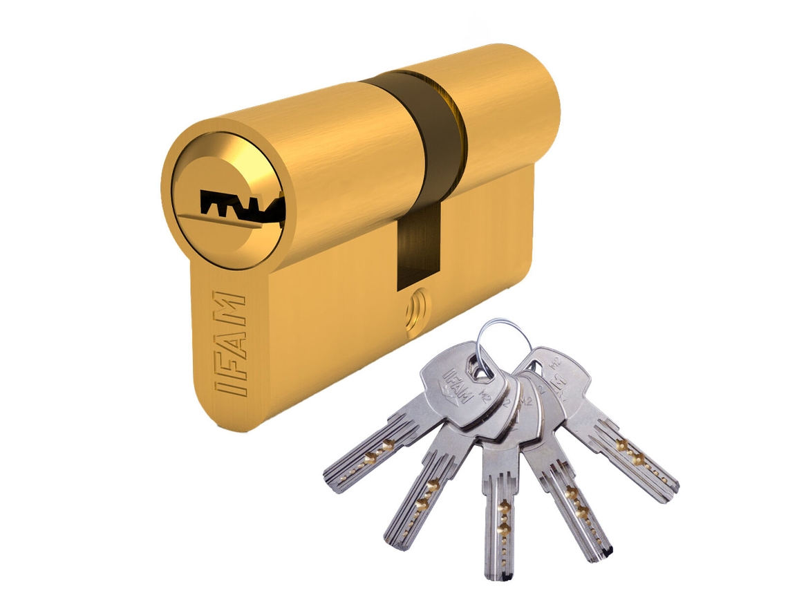 Cilindro de seguridad IFAM Start STR3040 Latón Acero 7,36 X 1,68 X 3,27 cm