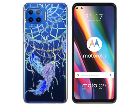Carcasa Motorola Moto G 5G Plus TUMUNDOSMARTPHONE Dibujos Transparente Multicolor