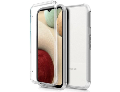 Funda para Samsung Galaxy A12 COOL Silicona 3D Transparente