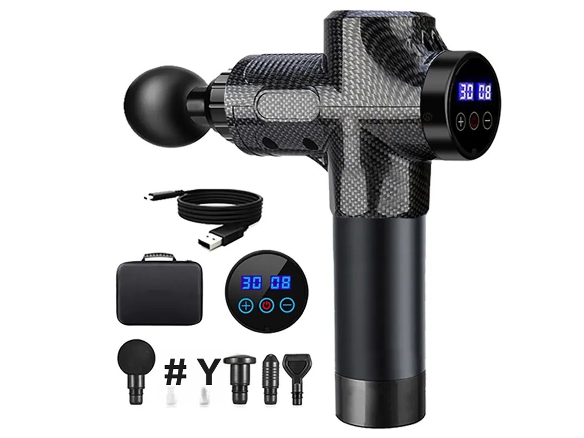 Masajeador Muscular Facial Portátil Con Pistola De Masaje De Tejido Profundo.