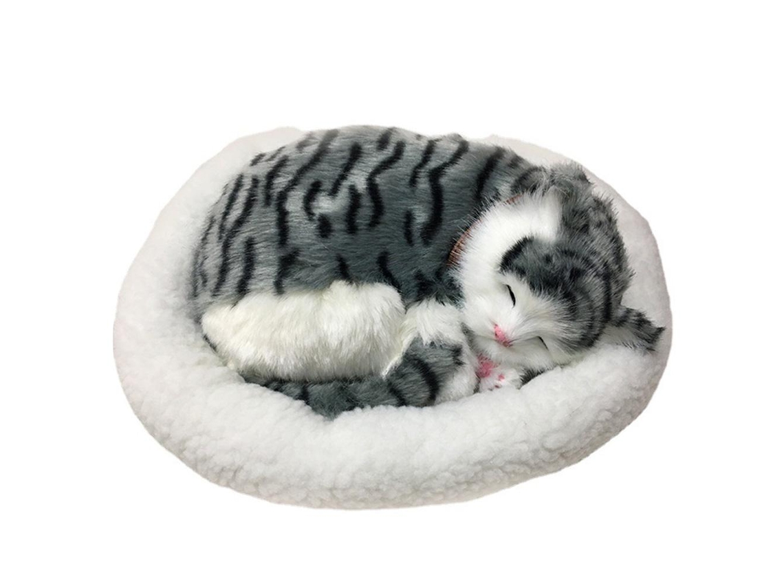 Juguete realista para gatos que respira y duerme