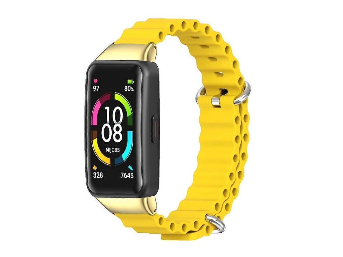 Pulsera de silicona transpirable Mijobs CS Marine para Huawei Band 6 / Honor Band 6