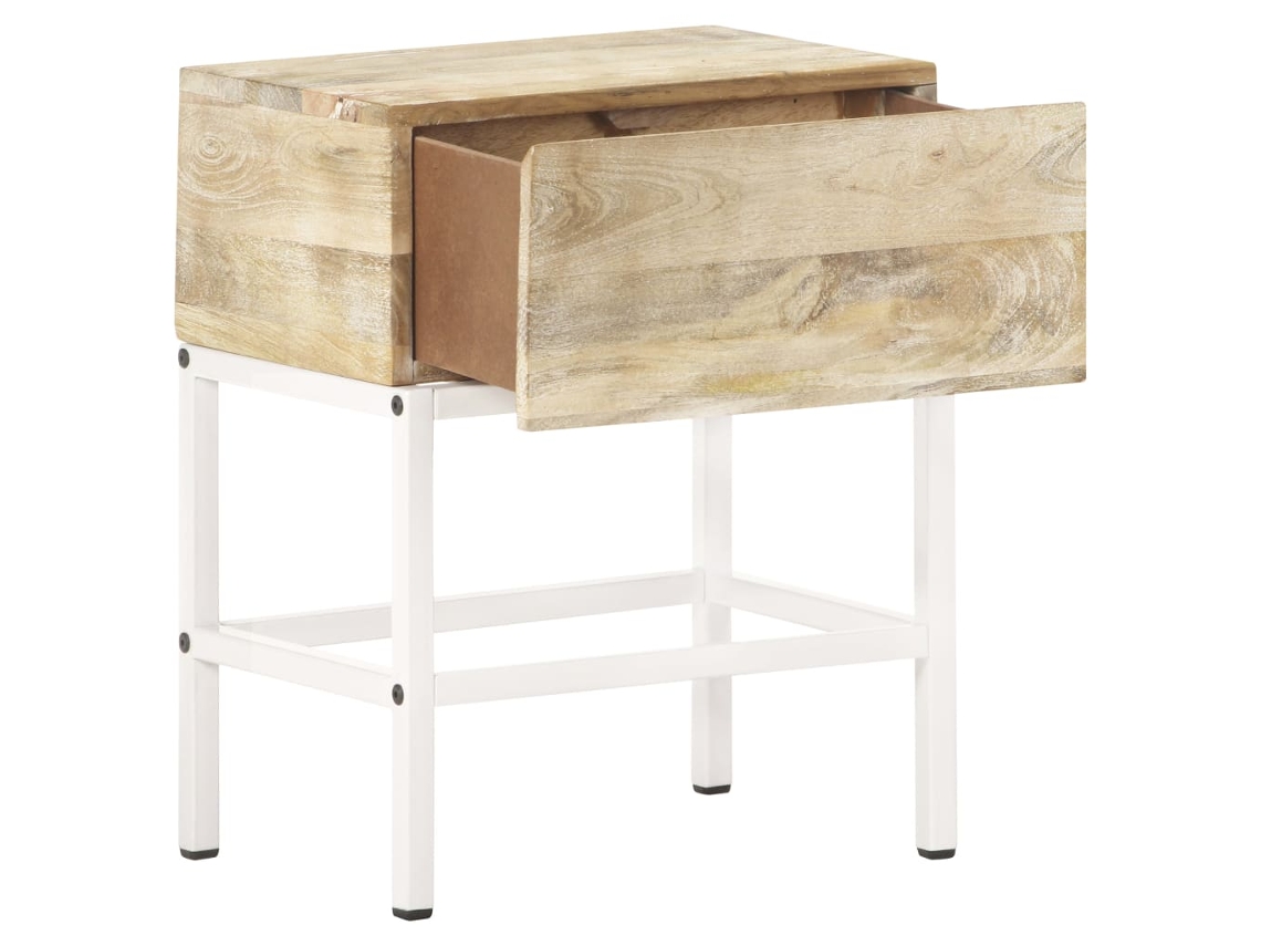 Maison Exclusive - Mesita De Noche De Madera Maciza De Mango 40x30x50 Cm