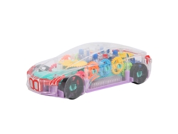Coche Eléctrico De Juguete Con Luces Y Música, Carrocería Transparente, Engranajes Visibles, Regalo Para Niños De 1 A 6 Años.