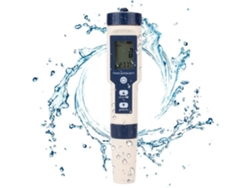 Probador de temperatura de salinidad 5 en 1 Ph Tds Ce Probador de calidad del agua 0 -10000 Ppm para procesamiento de acuarios