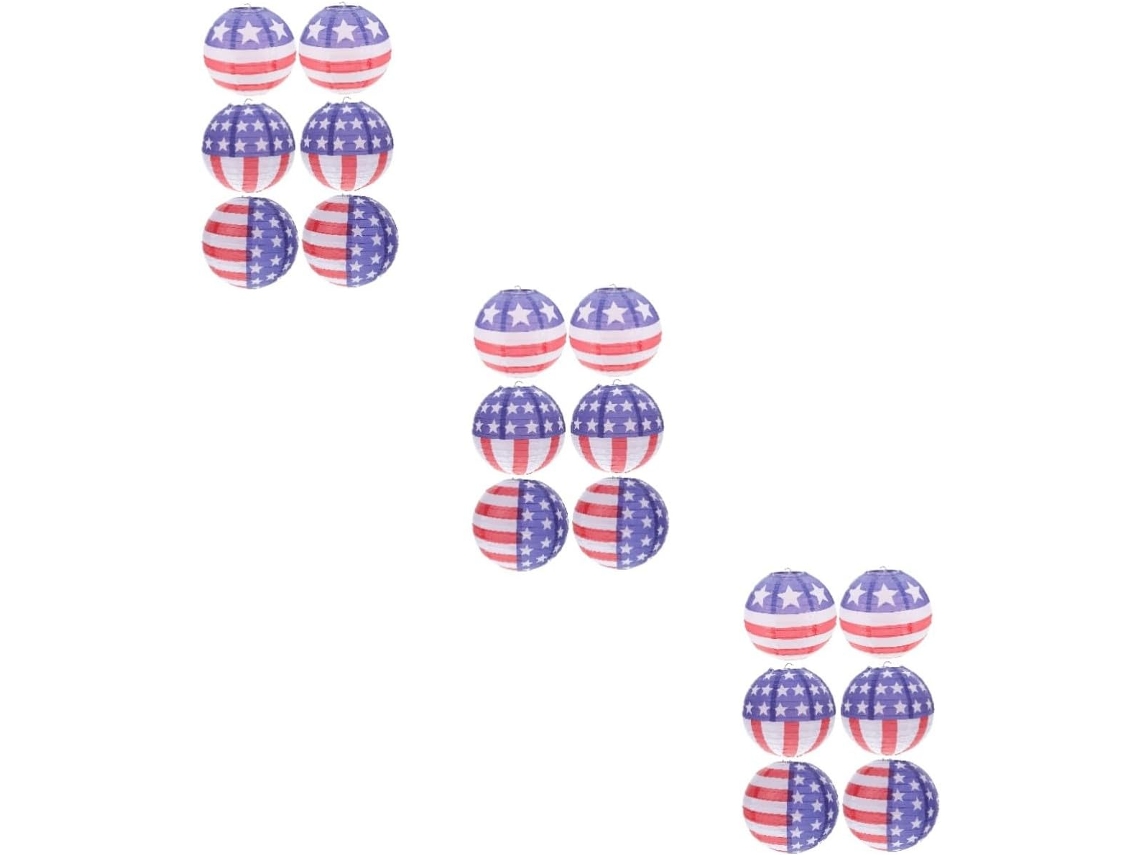 Té, Decoración, Faroles Plegables De 18 Pulgadas Con Decoración Para Fiestas De Cumpleaños Americanas Y