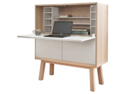 Grande Escritorio MON PETIT MEUBLE FRANÇAIS de Madera Con Almacenamiento 120 cm de Ancho