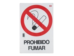 Cartel obra prohibido fumar