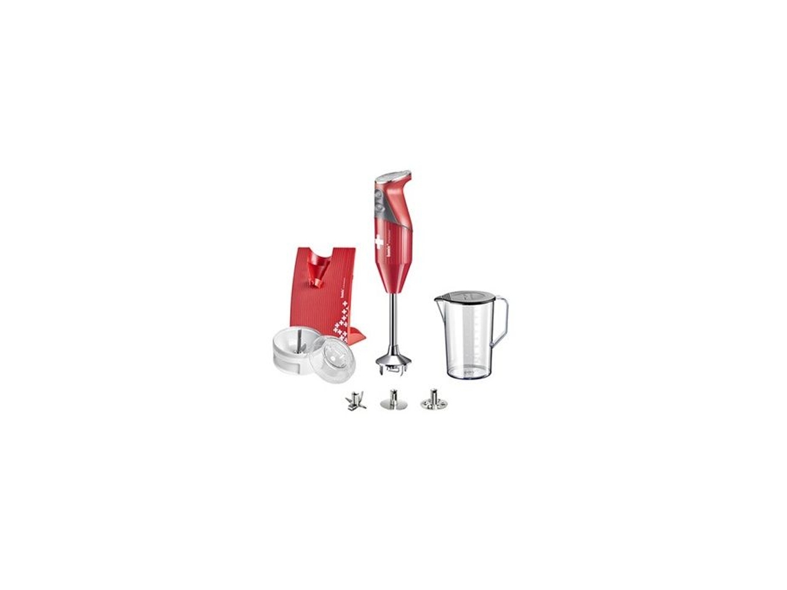 Batidora de varillas Bamix M200 Swissline 200w Multifuncional Roja