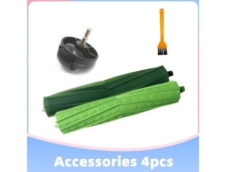 Paquete de repuesto de cepillo de goma para rueda delantera de Castor, accesorios para Robot aspirador Irobot Roomba I3 I7 I7 E5 E6
