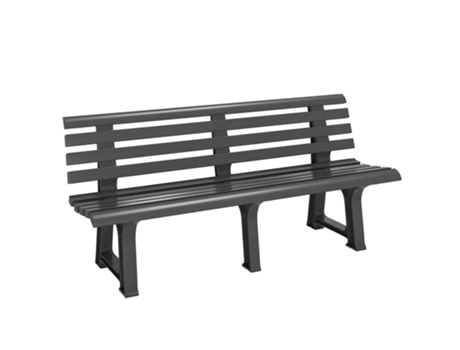 Banco de Jardín Orchidea Antracita 4ft