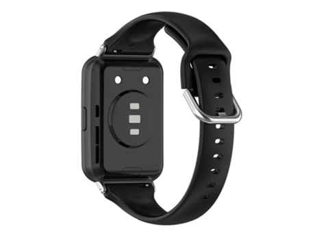 Correa de Silicona liberación rápida para Huawei Watch Fit 2 - negro