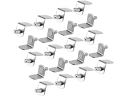 20 Piezas De Clavijas Madera Para Estantes, Clips Metal Estantes, Tacos Estantes Armarios, Soporte