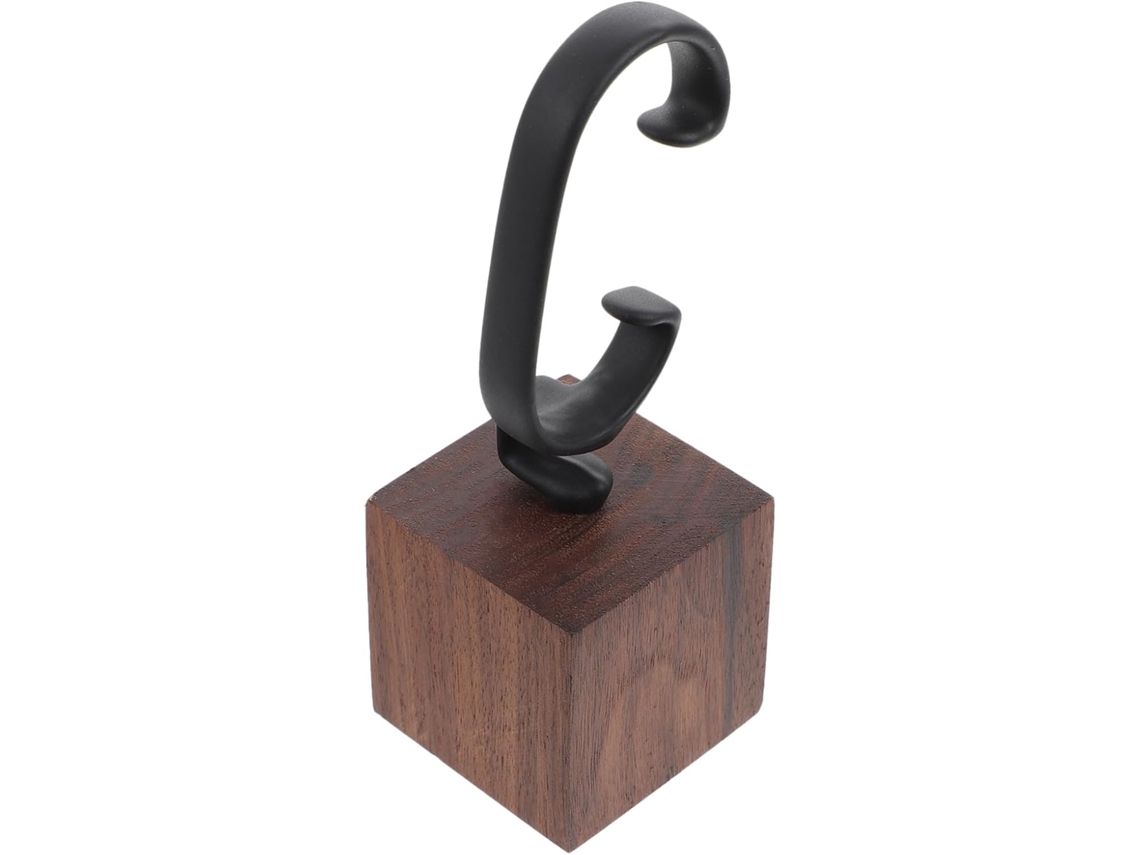 Soporte Para Relojes De Madera De Nogal, Soporte Para Pulseras En Forma De C, Diseño Sencillo Y Práctico.