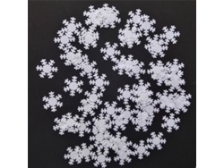 Confeti Navideño para Decoración de Mesa con Copos de Nieve RNEMITERY