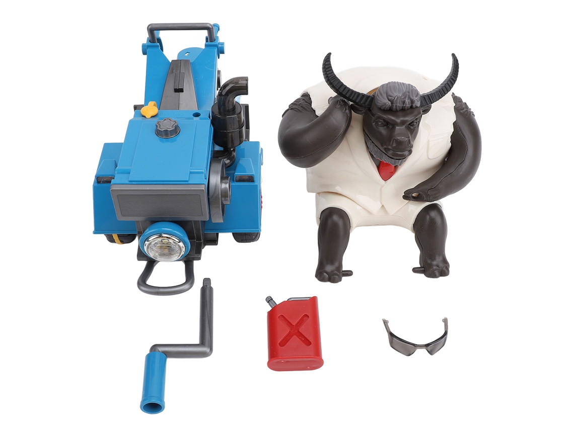 2026-tractor Juguete Eléctrico Giratorio Con Luces Y Música Para Niños, Juguete Interactivo Estunt Azul
