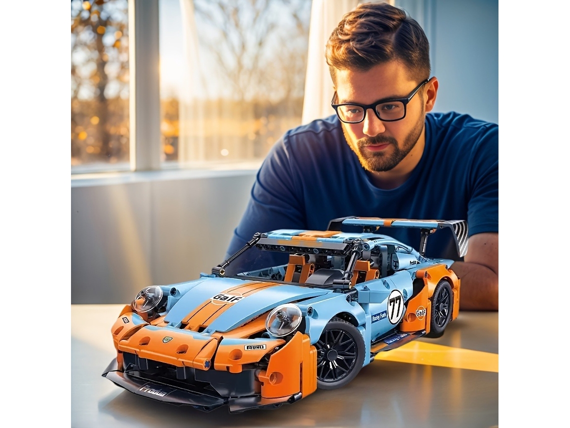 El Nuevo Juego De Coches Deportivos De Bloques Rsr Classic Super Tech, Compatible Con Lego.