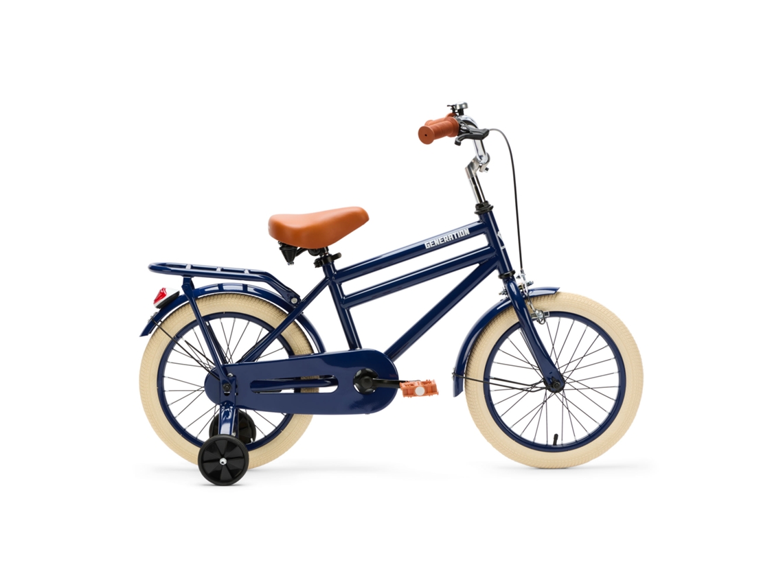 Bicicleta infantil Generation City de 16 pulgadas, color azul.