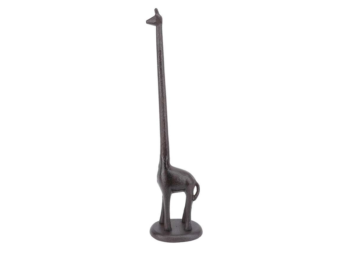 Porta Papel Higiénico De Jirafa De Hierro Fundido, Soporte Decorativo Para Baño En Mesada