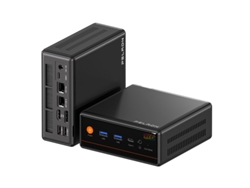 Mini PC Peladn Wo4 con procesador AMD Ryzen™ 5 7640hs, 16 GB DDR5, SSD de 512 GB, Wifi 6, Bluetooth 5.2, Windows 11 Pro (6 núcleos/12 núcleos, hasta 5 GHz)