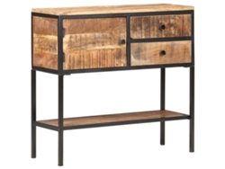 Aparador De Madera De Mango Rugosa 85x30x80 Cm