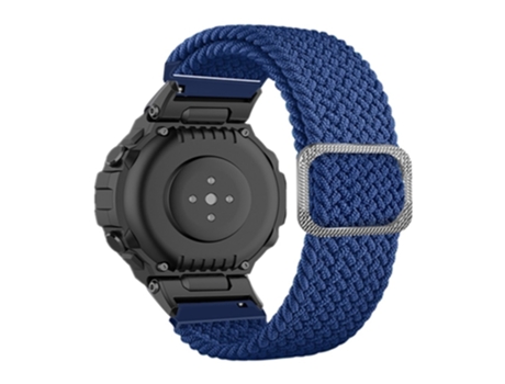 Correa de nailon flexible con hebilla ajustable para Huami Amazfit T-Rex/T-Rex Pro/Ares - azul
