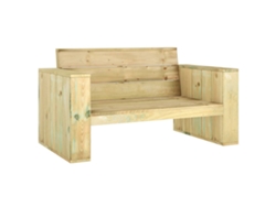 Maison Exclusive - Banco De Jardín De Madera De Pino Impregnada 139 Cm