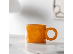 Taza de café azul Klein con pulsera, hecha a mano, de porcelana nórdica creativa. Mdug (450 ml)