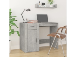 Escritorio | Mesa | Escritorio 100x49x75 cm Derivados de madera Cemento gris