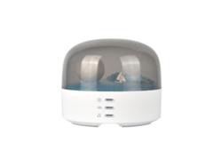 Altavoz portátil Luz nocturna LED musical Elegante Luna Mar Montaña Modos de brillo YEMAESRE Blanco