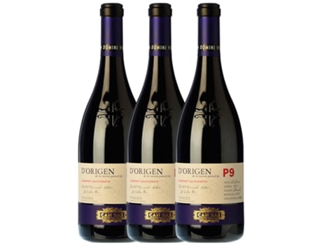 Vino CAN BAS Can Bas DOrigen P9 Cabernet Sauvignon Penedès Roble (0.75 L - 3 unidades)