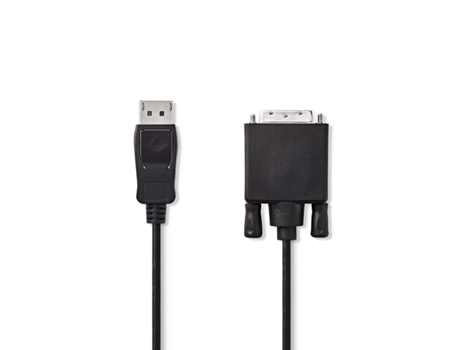 Nedis Ccgp37200Bk20 Adaptador de Cable de Video 2M Displayport Dvi-D 24+1-Pin Negro