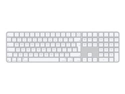 Teclado Universal Mágico Usb Bluetooth Qwerty Inglés Blanco Apple