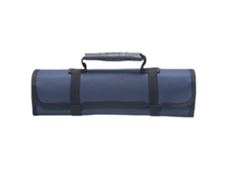 Bolsa De Herramientas Enrollable Oxford Con Múltiples Bolsillos, Asa Gruesa Y Cremallera Para Electricistas - Azul