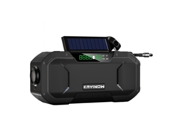 (negro) Radio De Emergencia Multifuncional, Altavoz De Alarma Sos, Altavoz Bluetooth 5.0