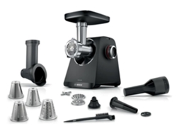 Picadora de carne Bosch Mfws440b, 1900 W, color negro y plateado