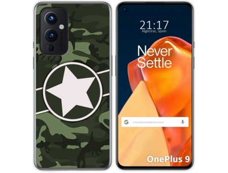 Carcasa OnePlus 9 5G TUMUNDOSMARTPHONE Camuflaje 01 Multicolor