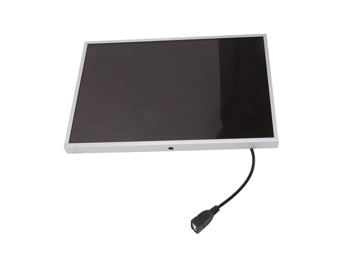 Panel solar portátil USB Primerox de 20 W y 12 V, resistente a altas temperaturas y al fuego.